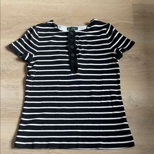LRL Lauren Jeans Co stripe shirt